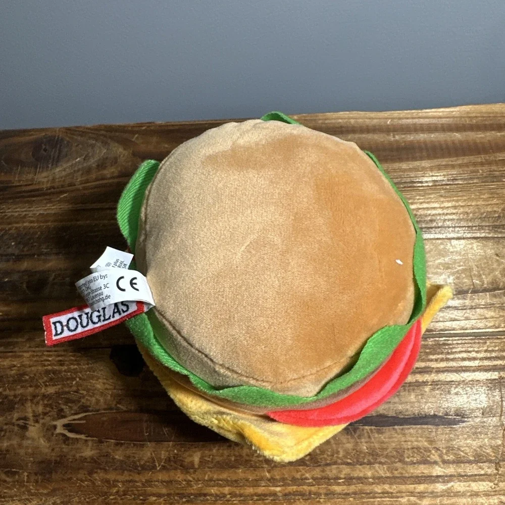 Stuffed Plush Douglas Corgi BURGER HAMBURGER Foodie Dog